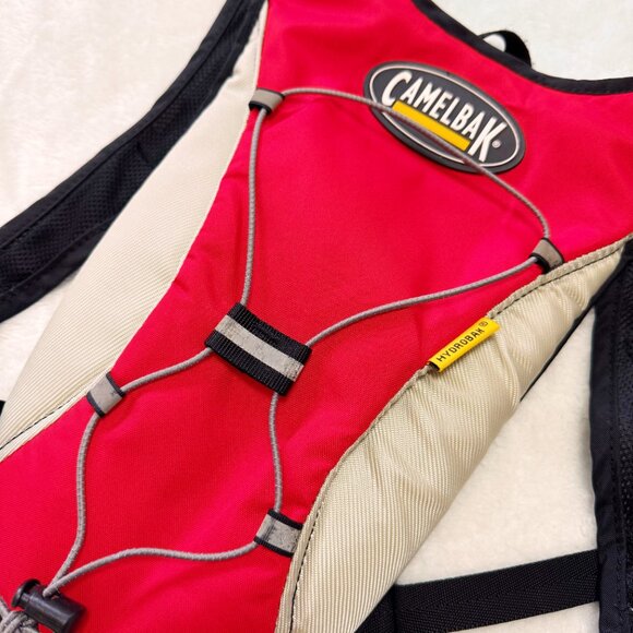 Camelbak Hydrobak Backpack Bag Red Grey Hydration Cycle Run Tube No Bladder - Picture 2 of 4